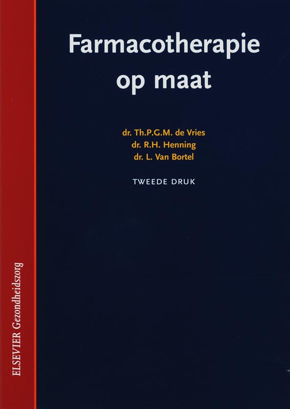 Omslag van Farmacotherapie op maat