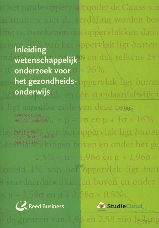 Omslag van Inleiding wetenschappelijk onderzoek voor het gezondheidsonderwijs