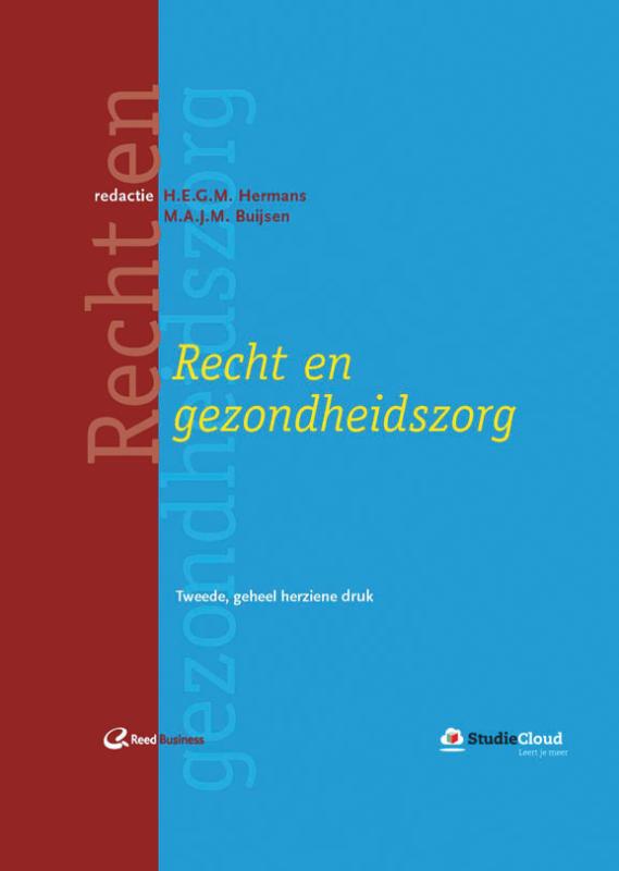 Omslag van Recht en gezondheidszorg