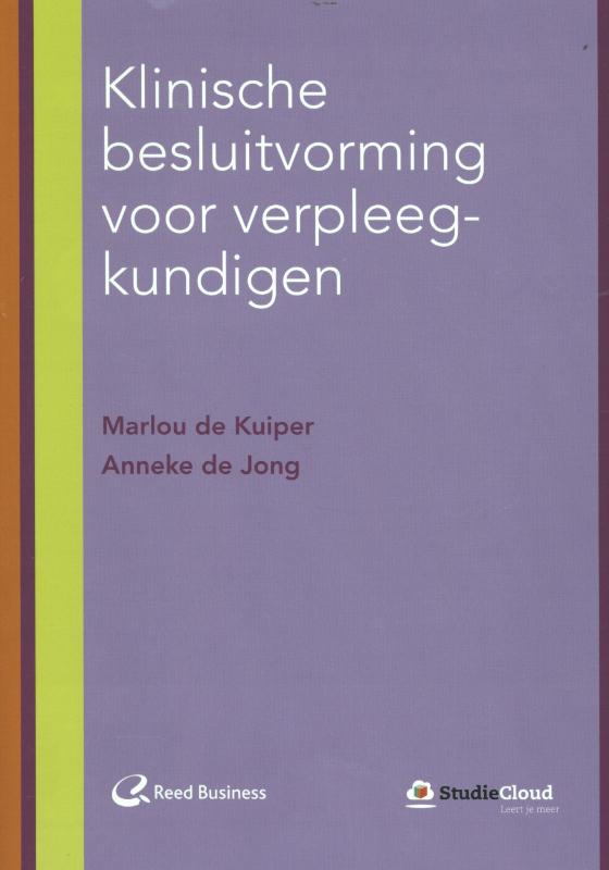 Omslag van Klinische besluitvorming voor verpleegkundigen