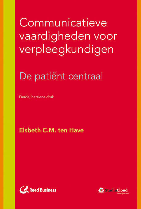 Omslag van Communicatieve vaardigheden voor verpleegkundigen