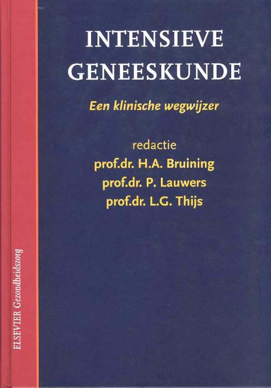 Omslag van Intensieve geneeskunde