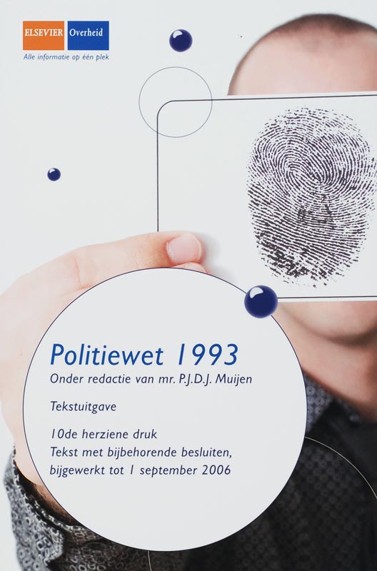 Omslag van Politiewet 1993