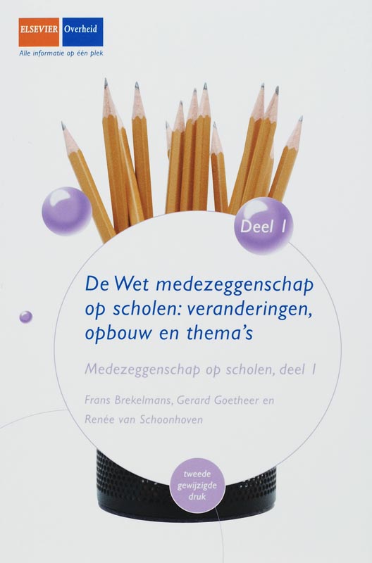 Omslag van Wet medezeggenschap op scholen