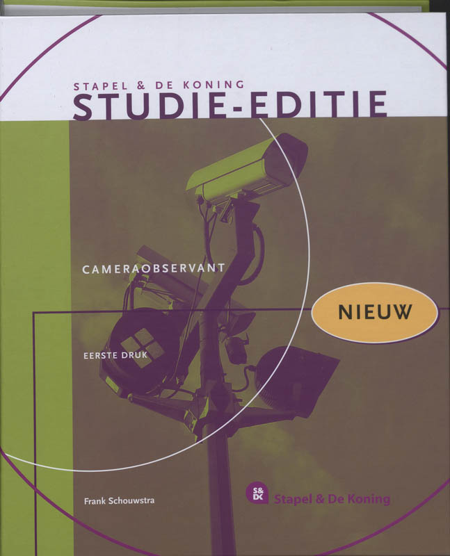 Omslag van Stapel & De Koning studie-editie Cameraobservant