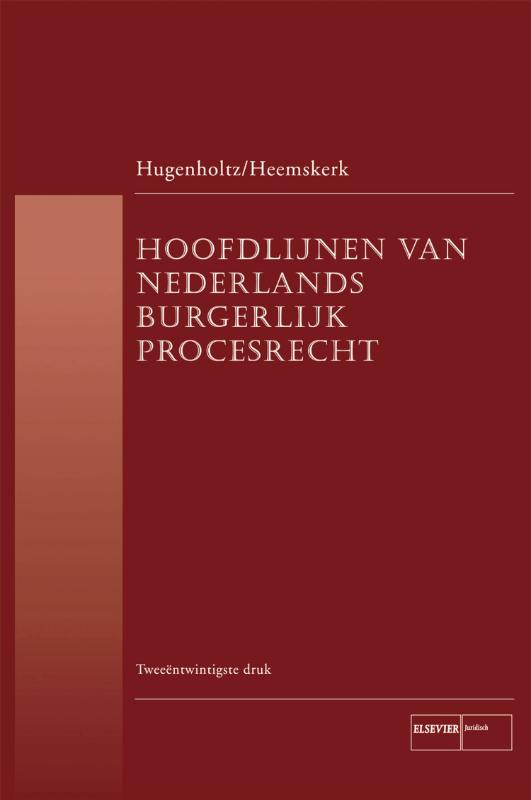 Omslag van Hoofdlijnen van Nederlands burgerlijk procesrecht