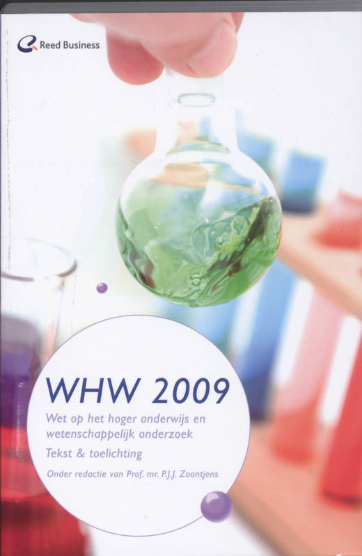 Omslag van WHW tekst en toelichting 2009