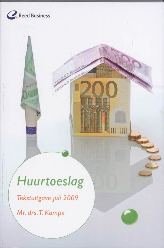 Omslag van Tekstuitgave Huurtoeslag juli 2009