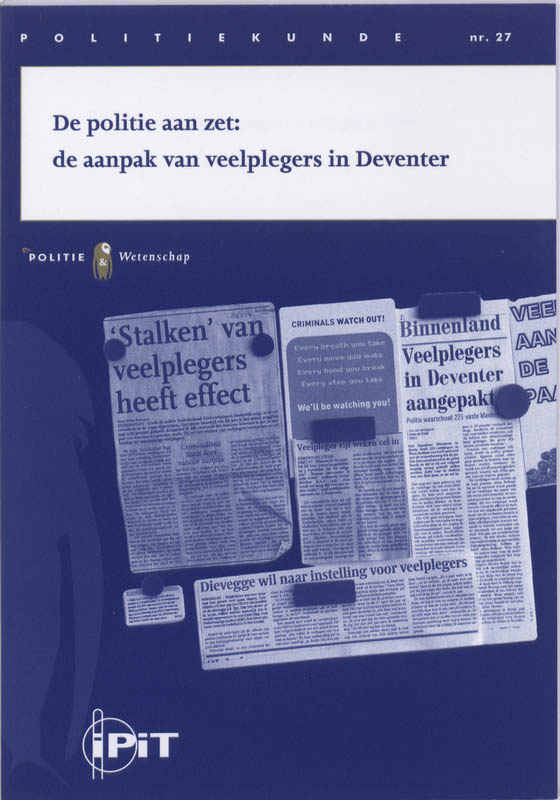 Omslag van De politie aan zet