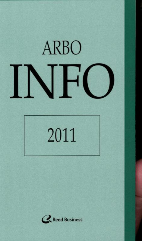 Omslag van Arbo info 2011