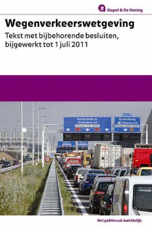 Omslag van Tekstuitgave wegenverkeerswetgeving