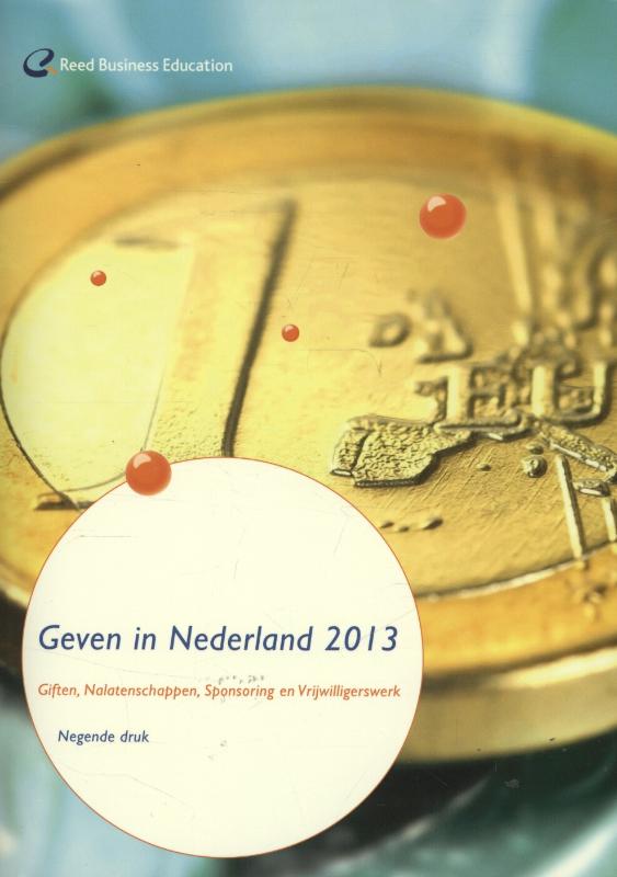 Omslag van Geven in Nederland 2013