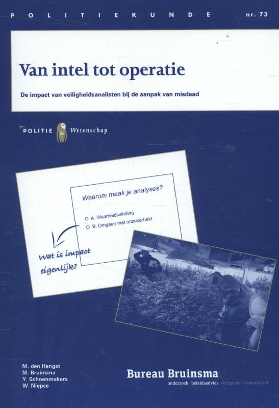 Omslag van Van intel tot operatie