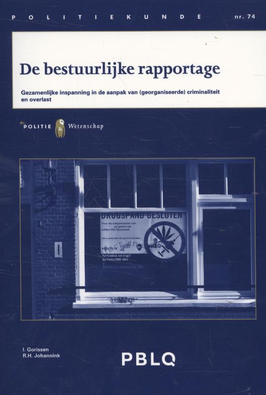 Omslag van De bestuurlijke rapportage PK74