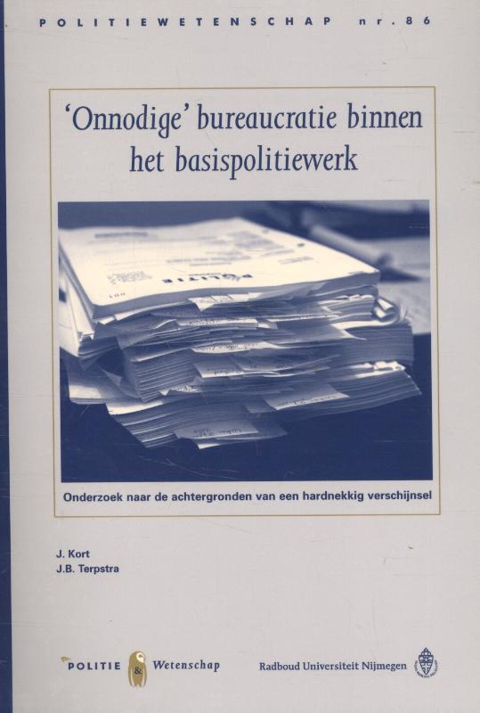 Omslag van Onnodige bureaucratie binnen het basispolitiewerk PW86