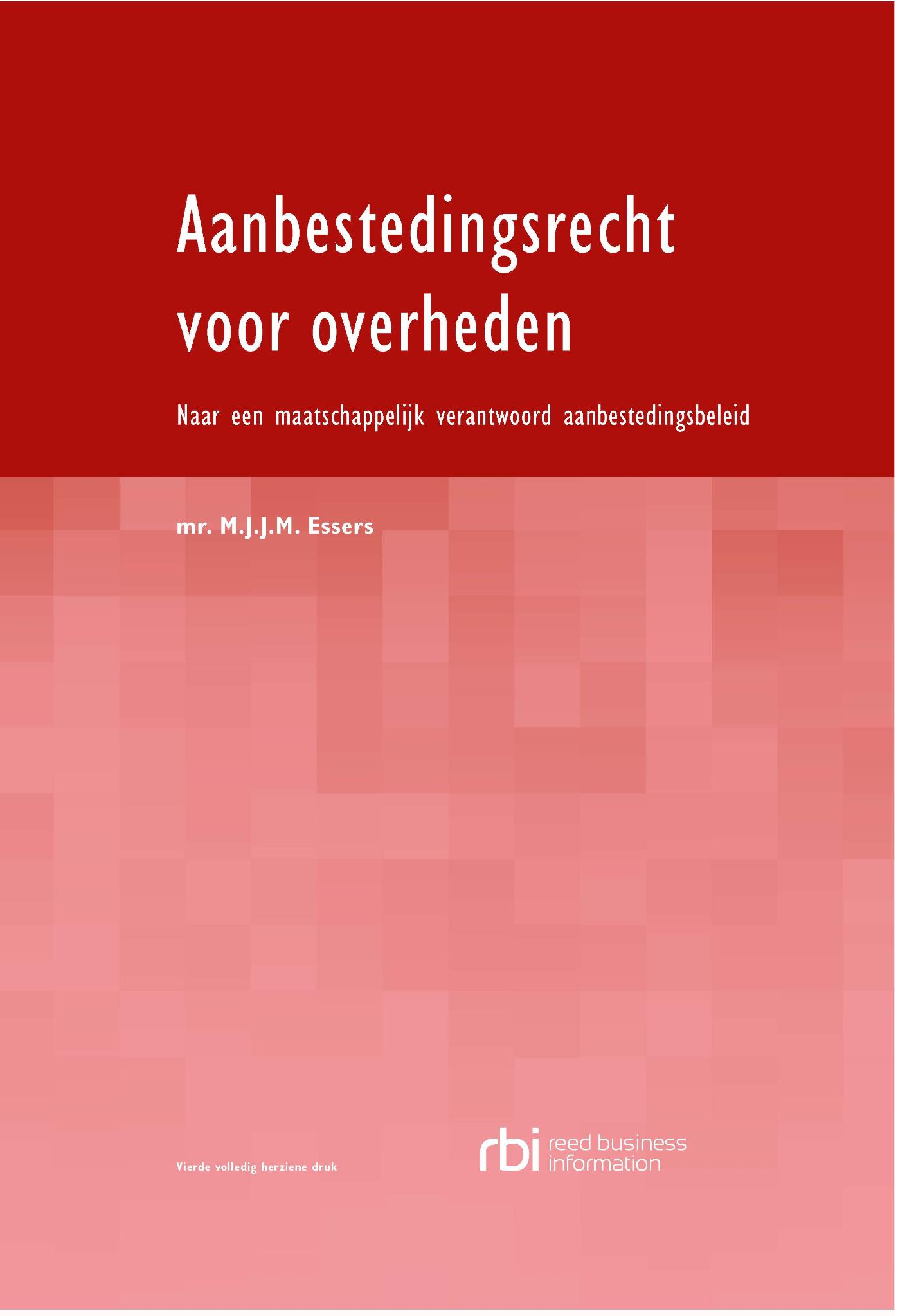 Omslag van Aanbestedingsrecht voor overheden
