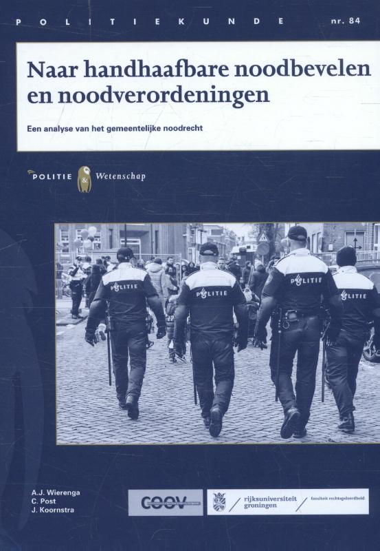 Omslag van Naar handhaafbare noodbevelen en noodverordeningen