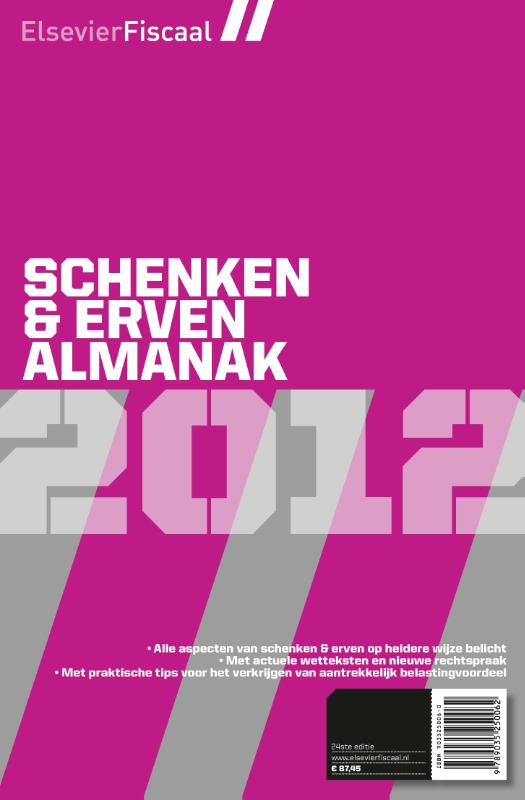 Omslag van Schenken en erven
