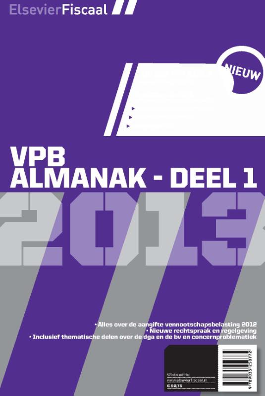 Omslag van Deel 1 2013