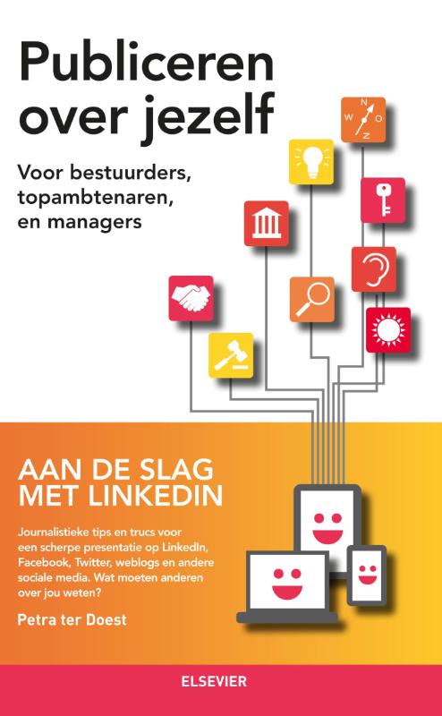 Omslag van Publiceren over jezelf. Aan de slag met LinkedIn