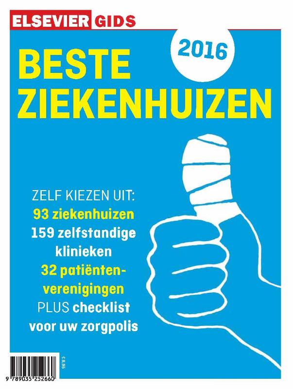 Omslag van Beste ziekenhuizen 2016