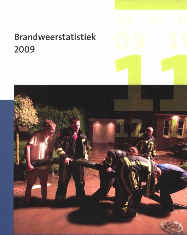 Omslag van Brandweerstatistiek 2009