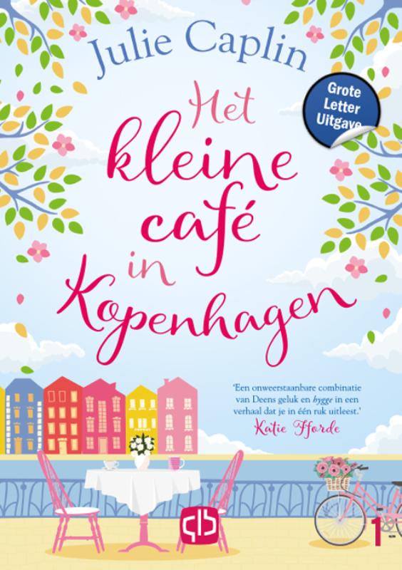 Omslag van Het kleine café in Kopenhagen - Grote Letter Uitgave (in 2 banden)