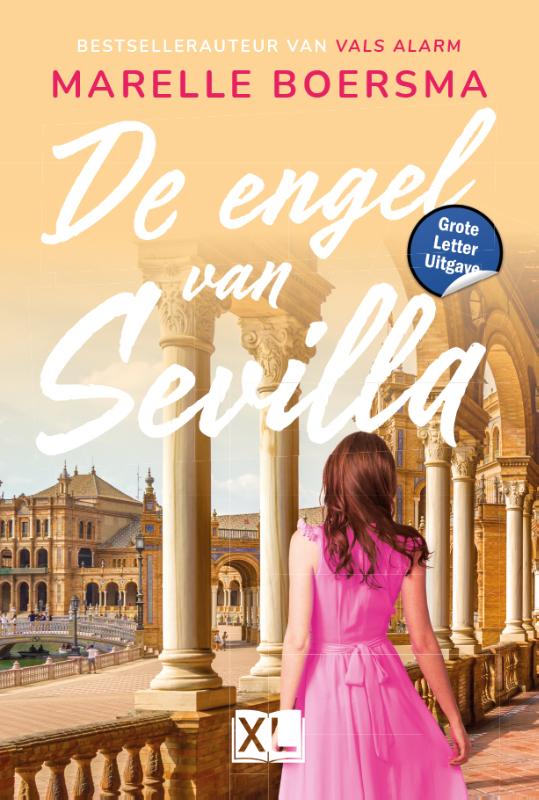Omslag van De engel van Sevilla - Grote Letter Uitgave