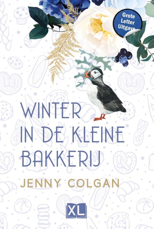 Omslag van Winter in de kleine bakkerij -Grote Letter Uitgave