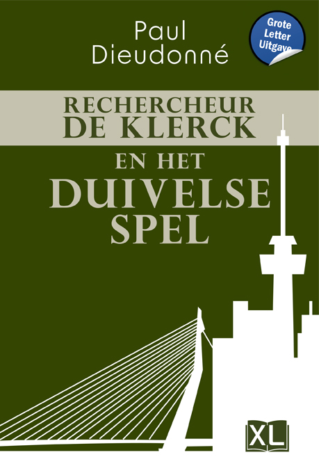 Omslag van Rechercheur De Klerck en het duivelse spel - Grote Letter Uitgave