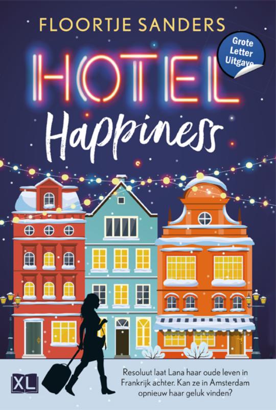 Omslag van Hotel Happiness - Grote Letter Uitgave