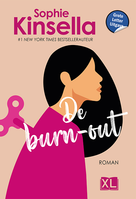 Omslag van De burn-out - Grote Letter Uitgave
