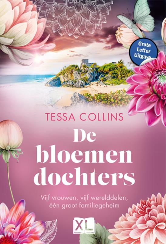 Omslag van De bloemendochters - Grote Letter Uitgave