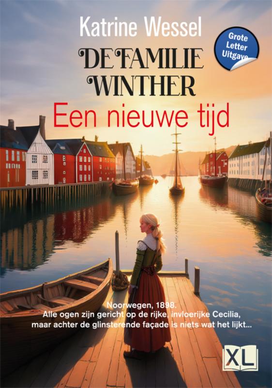Omslag van De familie Winther - Een nieuwe tijd - Grote Letter Uitgave