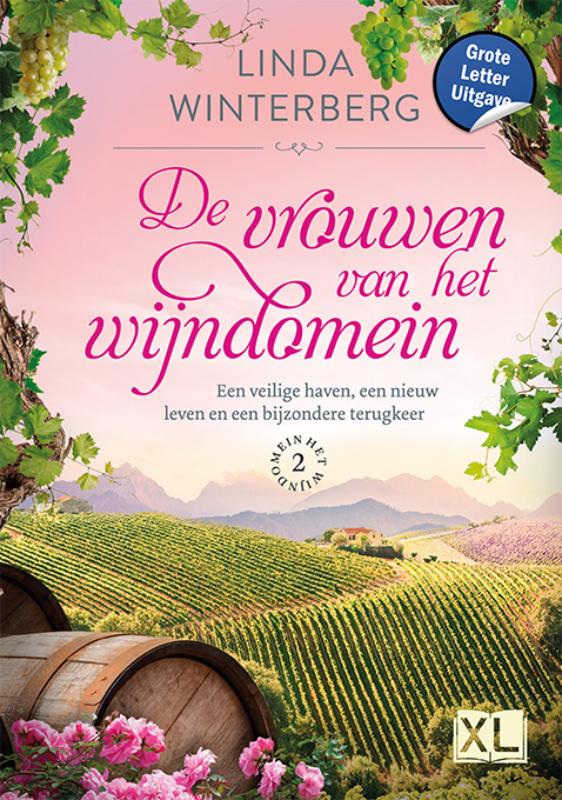 Omslag van De vrouwen van het wijndomein - Grote Letter Uitgave