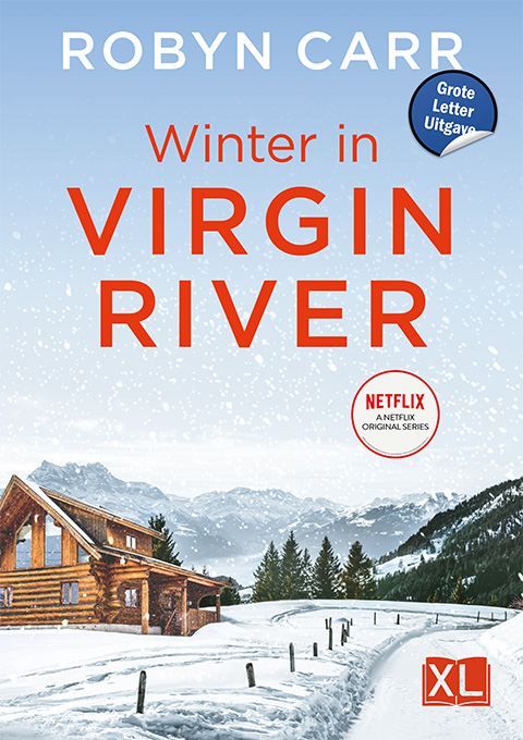 Omslag van Winter in Virgin River - Grote Letter Uitgave
