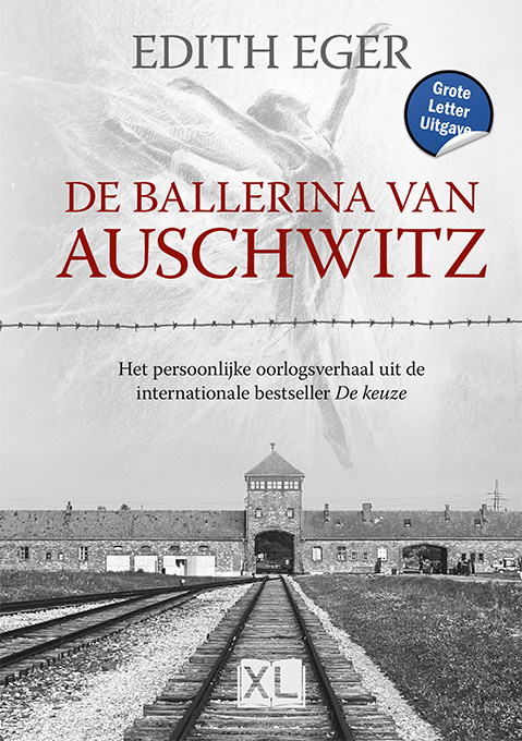Omslag van De ballerina van Auschwitz - Grote Letter Uitgave