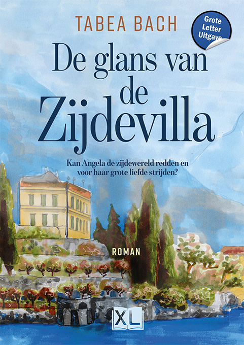 Omslag van De glans van de Zijdevilla - Grote Letter Uitgave