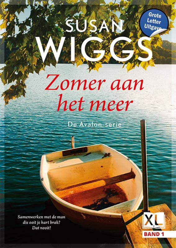 Omslag van Zomer aan het meer - Grote Letter Uitgave (in 2 banden)