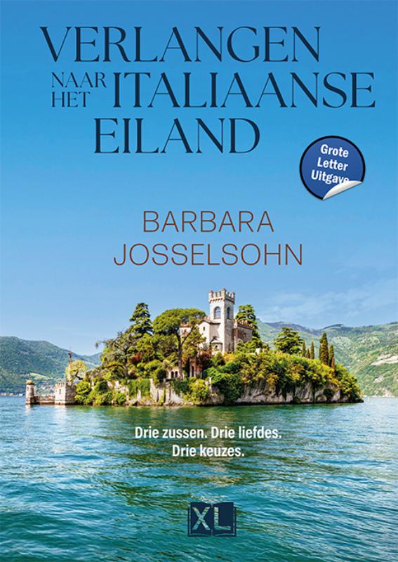 Omslag van Verlangen naar het Italiaanse eiland - Grote Letter Uitgave