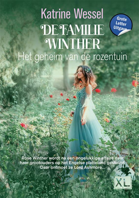 Omslag van Het geheim van de rozentuin - Grote Letter Uitgave