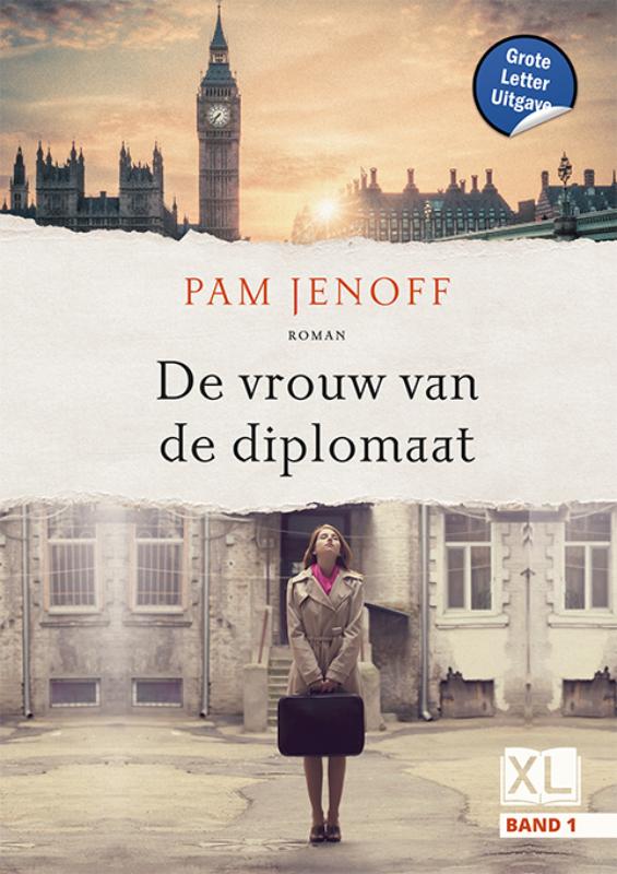 Omslag van De vrouw van de diplomaat - Grote Letter Uitgave (in 2 banden)