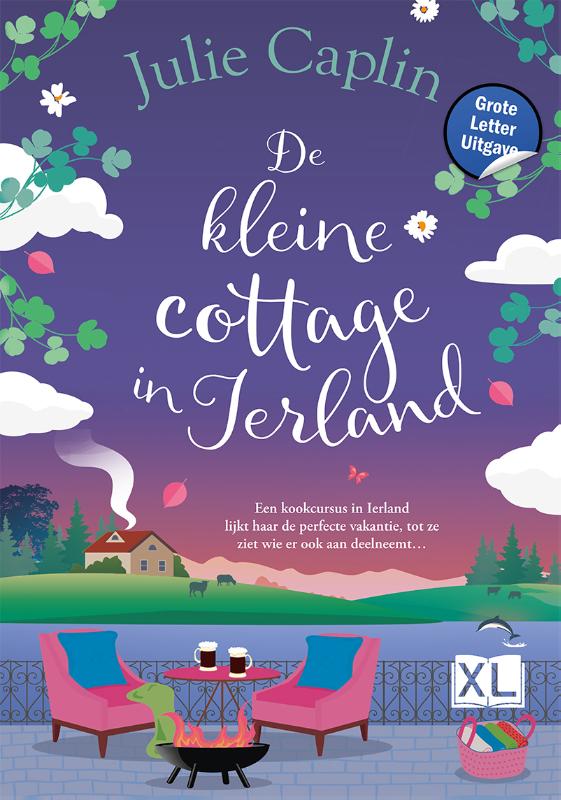 Omslag van De kleine cottage in Ierland - Grote Letter Uitgave