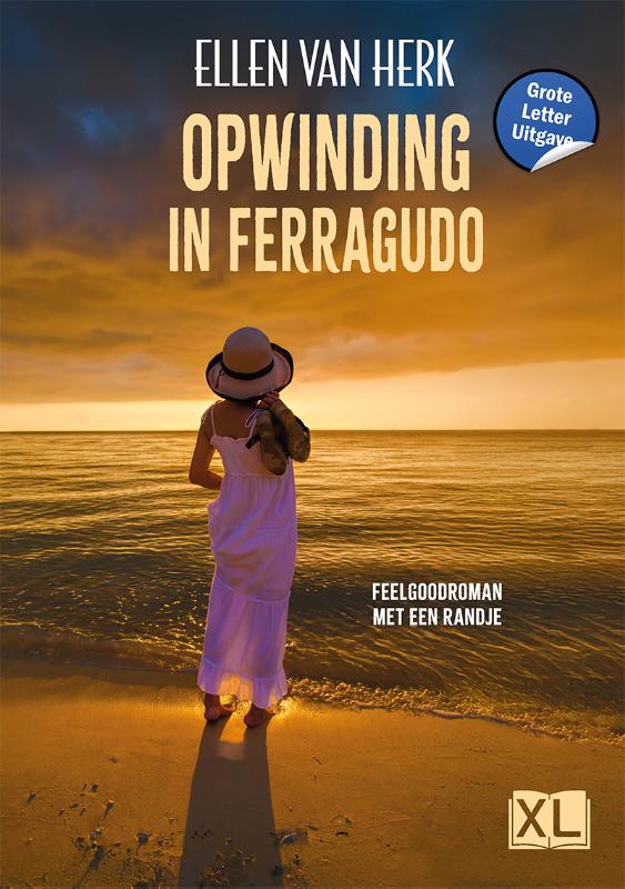 Omslag van Opwinding in Ferragudo - Grote Letter Uitgave