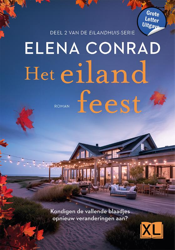 Omslag van Het eilandfeest - Grote Letter Uitgave