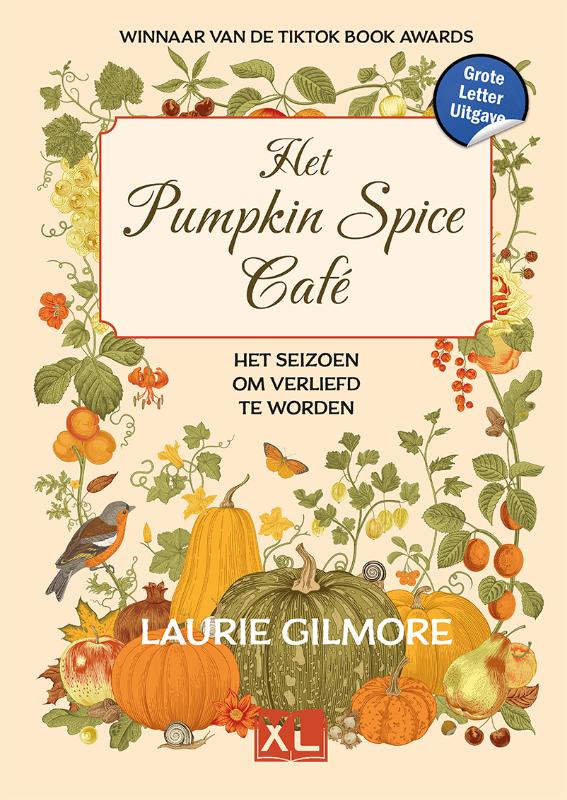 Omslag van Het Pumpkin Spice Café - Grote Letter Uitgave