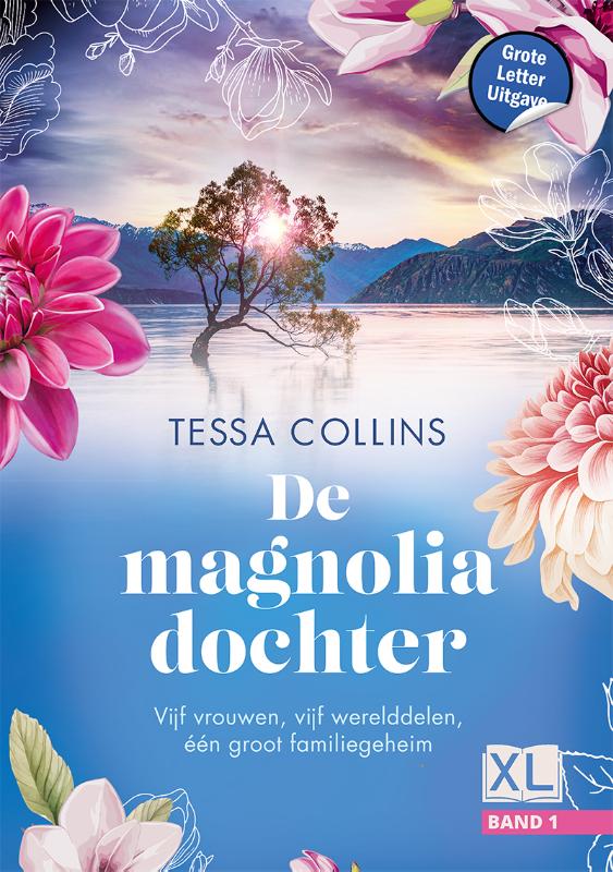 Omslag van De magnoliadochter - Grote Letter Uitgave (in 2 banden)