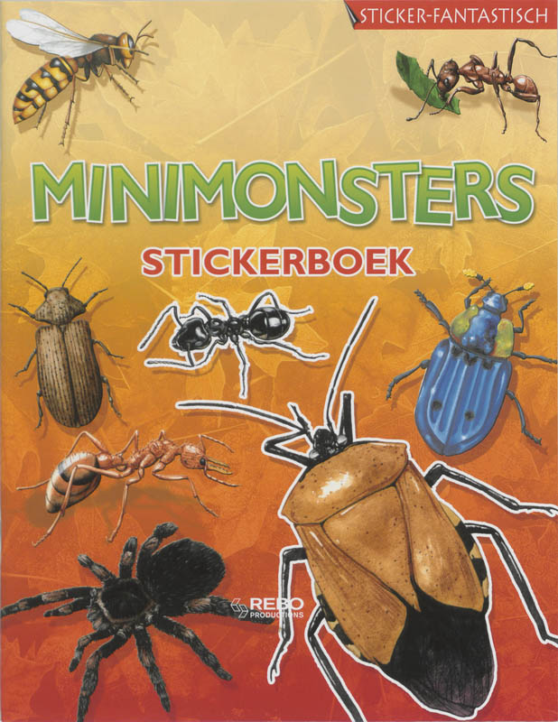Omslag van Minimonsters Stickerboek