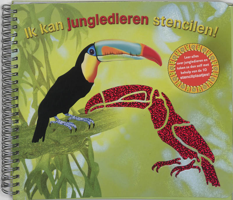 Omslag van Ik kan jungledieren stencilen