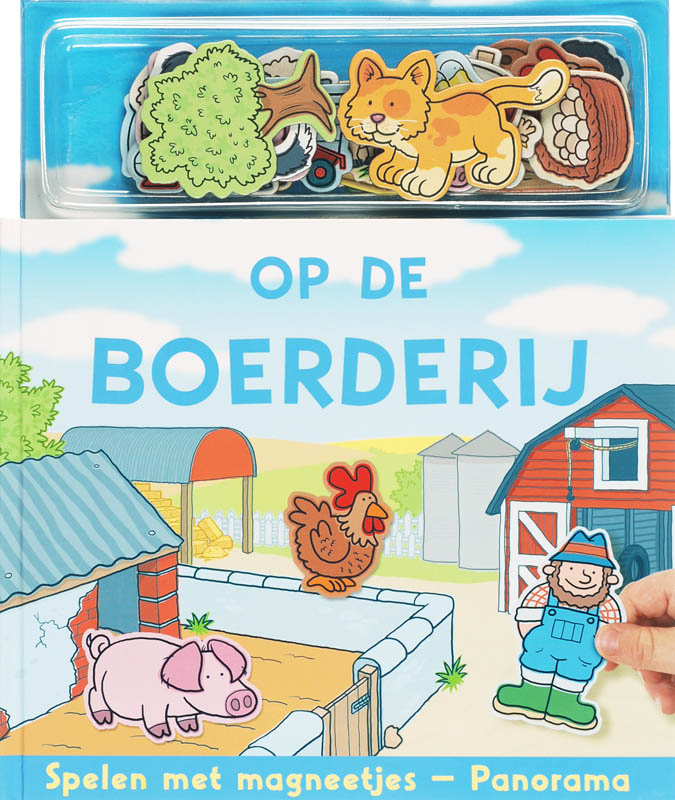 Omslag van Op de boerderij - Magneetboekje Panorama